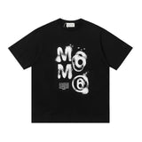Maison Margiela T-shirt Digital Dot Velvet Print logo round Neck Short Sleeve25ss New Pure Cotton Unisex Style T T-shirt OS Loose Fit Base Shirt G Home Top Half Sleeve T-Shirt