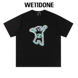 We11done T-shirt Top Spring and Summer New Large Letter Bullet Screen LOGO Simple Short Sleeve T T-shirt Loose Fashion Brand