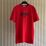 Givenchy T-shirt Top Version Counter Same Collection1Cotton Short Sleeve T T-shirt Men's and Women's Loose Bottoming Shirt2024New Summer