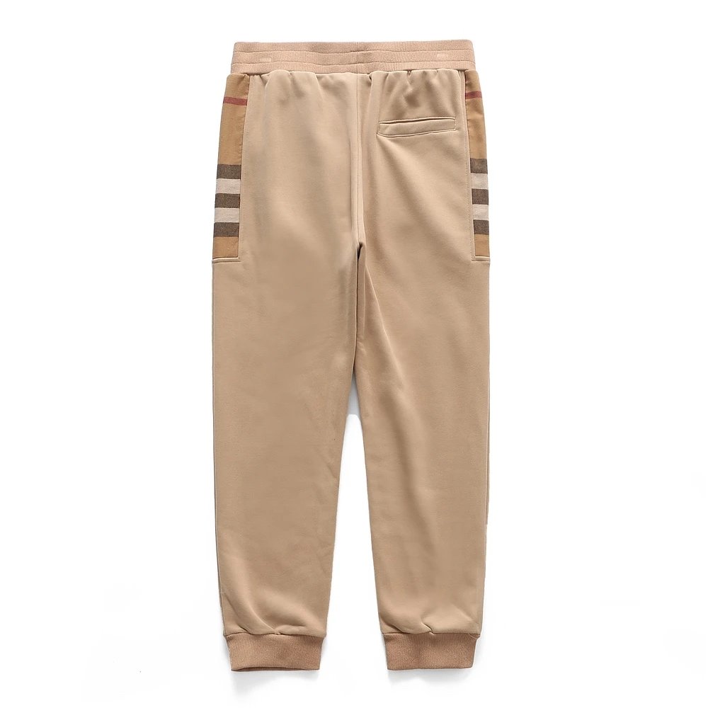 Burberry Sweatpants Classic Plaid Thickened Jogger Pants Casual Pants Elastic Waist Sweatpants Unisex Sportswear24ss Autumn and Winter New Products