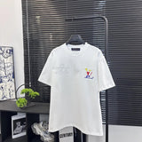 Louis Vuitton LV T-shirt Copa América Limited Edition Series Lamination logo round Neck Short Sleeve25ss New Pure Cotton Unisex Style T Casual T-Shirt Base Layer Shirt OS Loose Fit Half Sleeve Top Plus Size