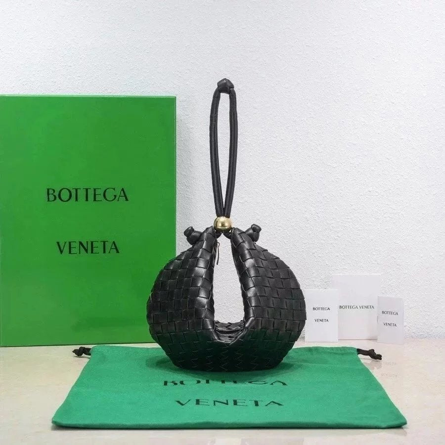 Bottega Veneta Women's Bag Top version 【Version Original Leather】Free Counter Packaging2022New TurnBagBottegaVeneta Golden ball jodie Underarm bag hobo Bag Ingot Bag Golden Balls Adjustable Buckle Brand New Woven Bag Women's Bag Golden Balls Bag Metal Bea