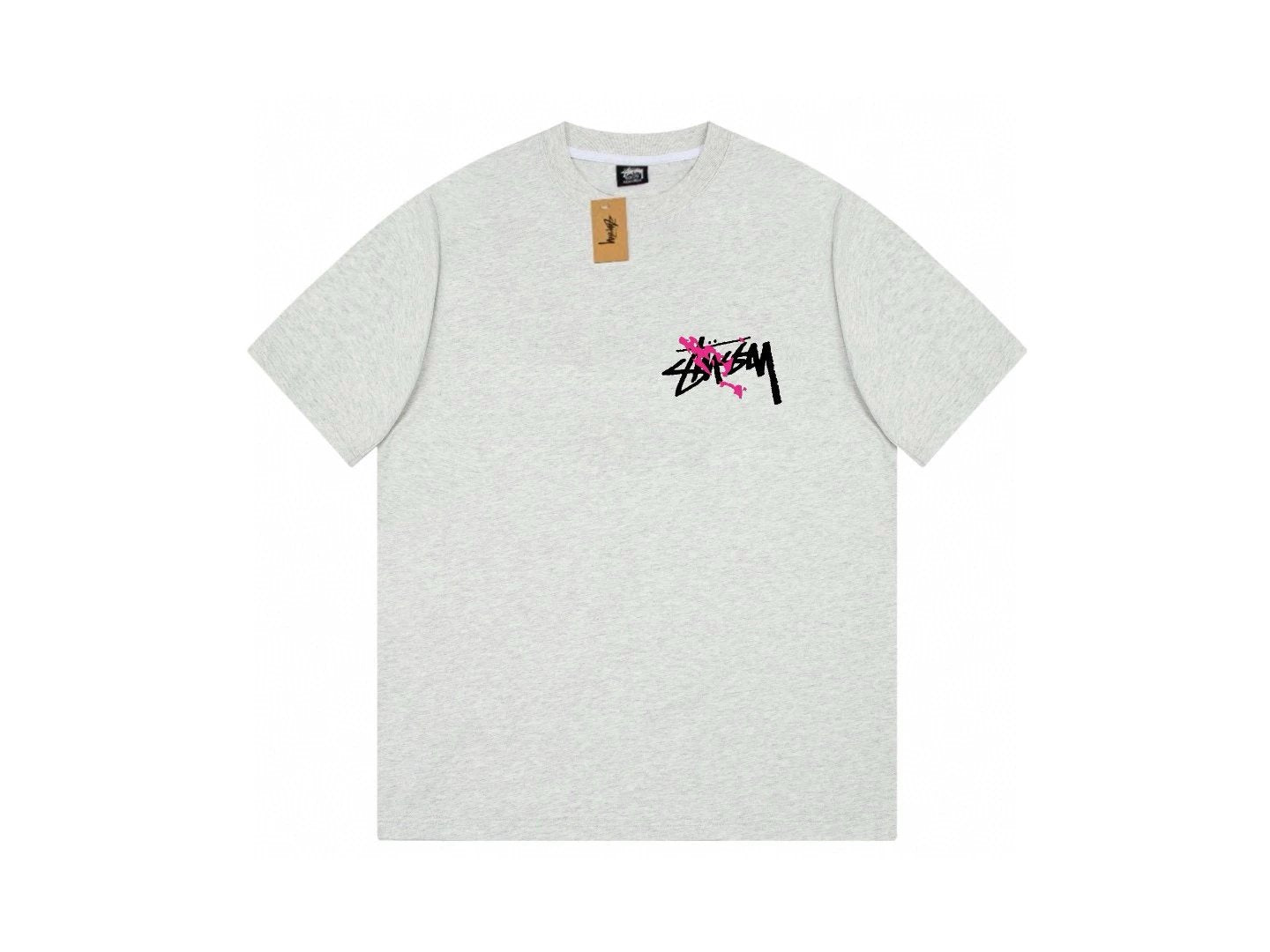 Stussy T-shirt Top Version European and American Fashion Brand Short Sleeve T T-shirt Classic Printed Loose Version Men and Women Couple Casual Half Sleeve