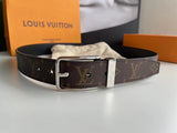 Louis Vuitton LV Belt Top version 【Counter Quality】The Most New Belt4.0cm Men's Belt Pin Buckle Men's Leather Belt with Classic Presbyopic Checkered Belt with Genuine Goods Packaging No Problem in and out of the Counter Versatile Casual Fashion Formal Wea