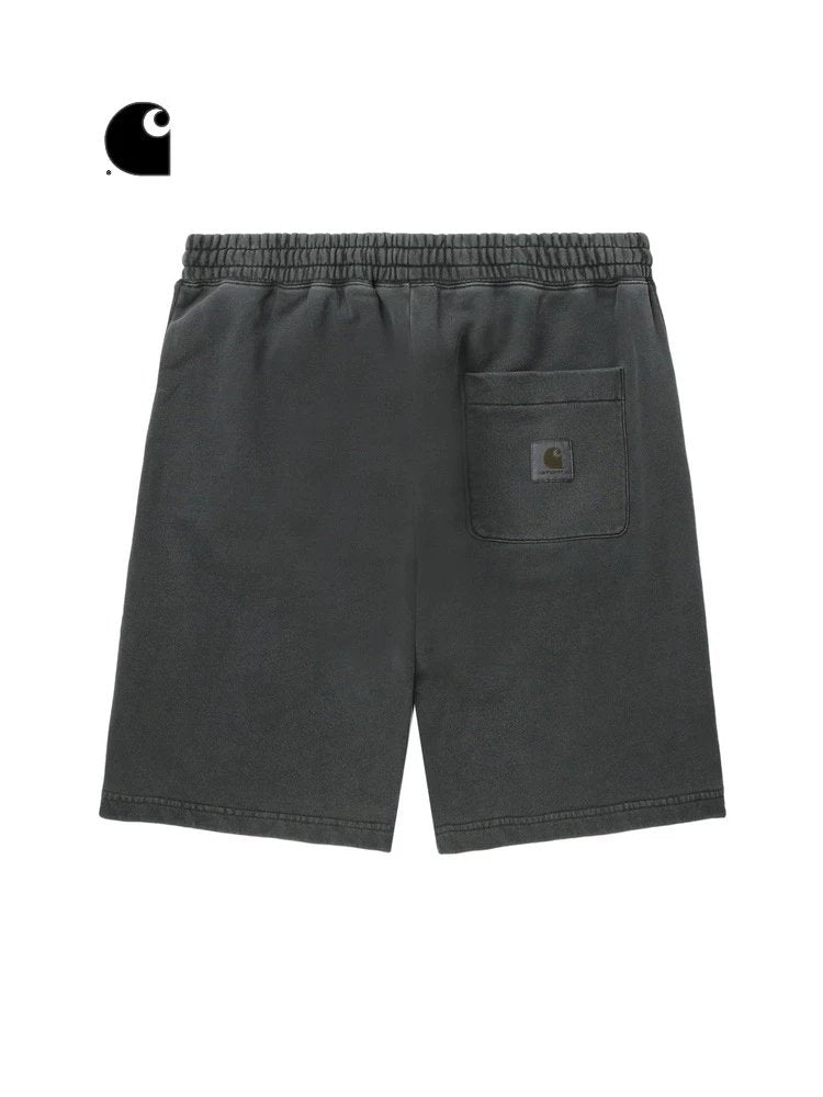 Carhartt Shorts Top Version Shorts Men's Spring and Summer Classic LOGO Label Special Dyed Washed Wide Casual230130K