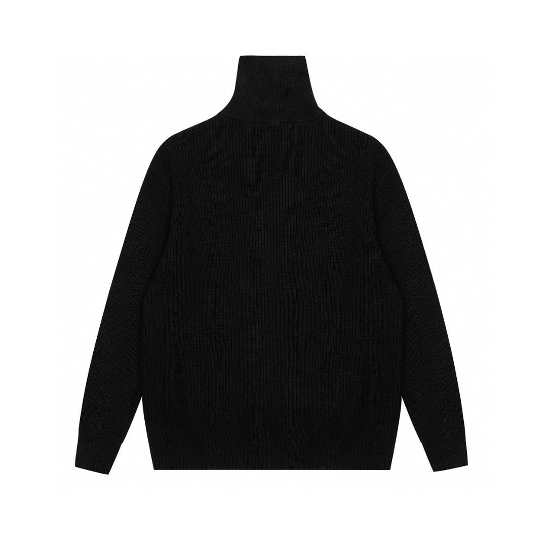 Calvin Klein Sweater Top Version Counter Same Style New Wool Cardigan Sweater Loose Casual Sweater Coat Fashion