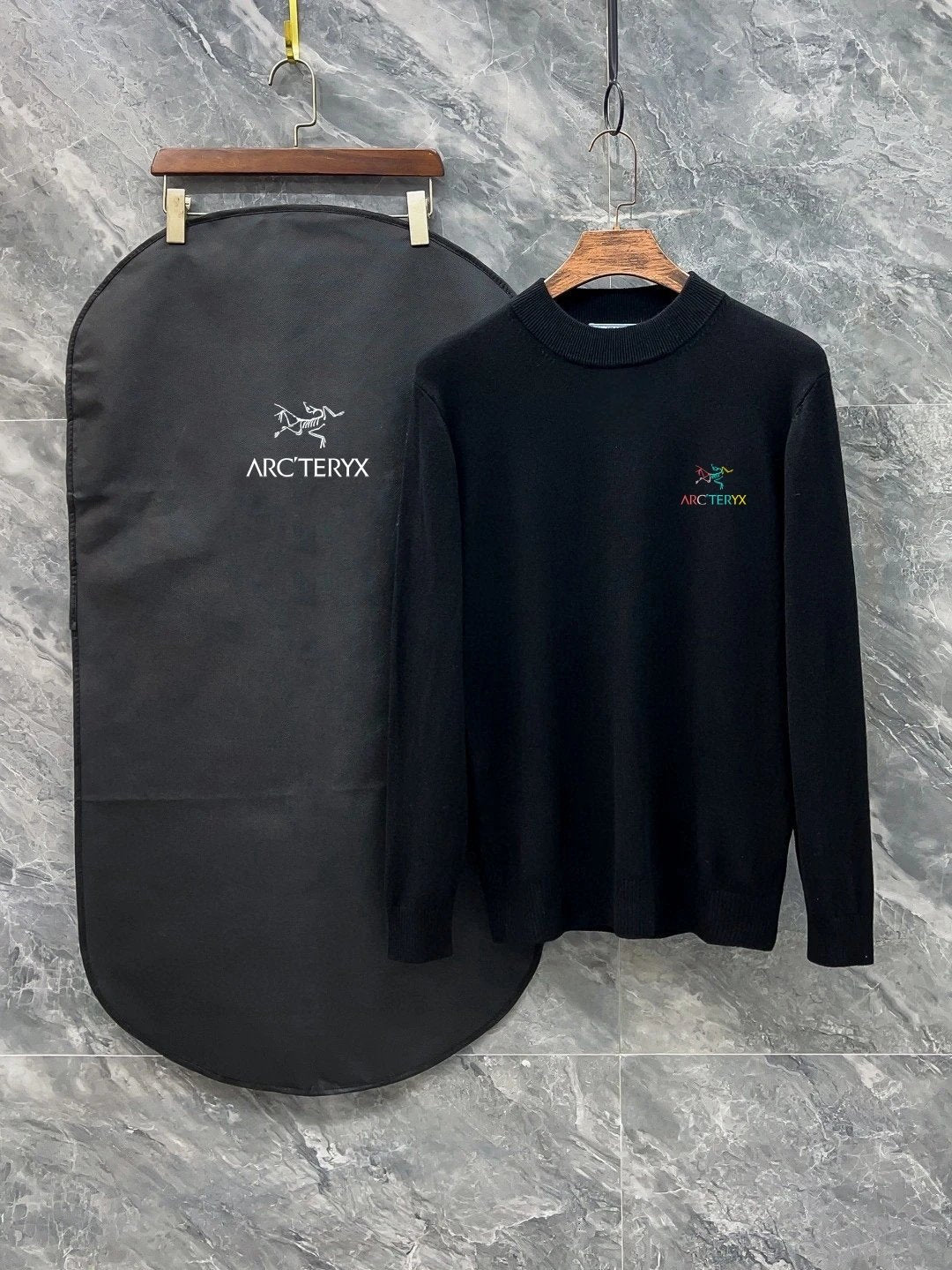 Arc'teryx Sweater Classic Logo Logo Half Turtleneck Sweater Unisex