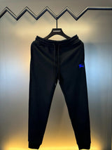 Burberry Sweatpants Embellished Logo logo Cuffed Sweatpants25ss Spring Summer New Sports Pants Autumn Unisex Pure Cotton Long Pants Drawstring Loose Plus Size Casual Pants
