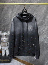 Chrome Hearts Hoodie Cross Hooded Sweater Loose Men's and Women's Zipper Hoodie