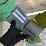 Gucci Wallet Top version 【**Original Factory】Marmont Series Cowhide Bi-Fold Wallet Men's Short Wallet Fold Short Wallet Wallet Men's and Women's Wallet428726