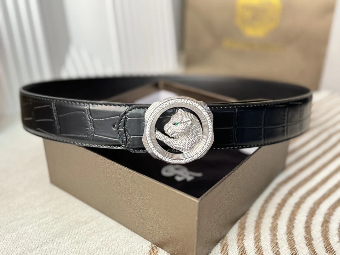 Stefano Ricci Belt Top version Original Order Men's Belt Width:3.8cm Boutique Eagle Head Fine Steel Buckle Gold Vacuum Plating New Belt Selected Italian First Layer Cowhide Shark Pattern with Crystal Calfskin Bottom