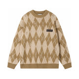 Gucci Sweater Original Standard Rubber Material logo Knitted Crew Neck Sweater Long Sleeve Thickened Lazy Style Unisex Loose Knit Top Coat Versatile Casual Wear