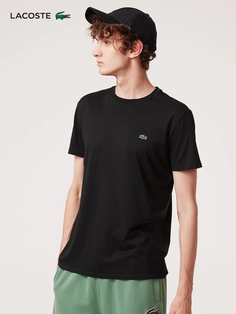 Lacoste T-shirtTop Version Men's Spring New Fashion Casual Breathable Short Sleeve T Men's T-shirt