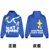 Broken Planet Market Hoodie American Fashion Brand Hip Hop Letters Printing plus Velvet Couple Models All-Match Hoodie-CY