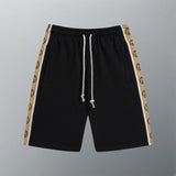 Gucci Shorts Double-sided G Letter Ribbon Embroidery logo Five-point Shorts25ss New Drawstring Casual5Two-Piece Casual Sweatpants Summer Pants Unisex Pure Cotton Sweatpants