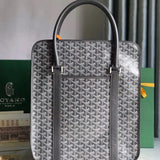 Goyard Bag Top version 【Maximum Version】Gojia New Product Bourgogne Vertical Briefcase Newspaper Bag New Men's Portable Tote Bag Briefcase Handbag