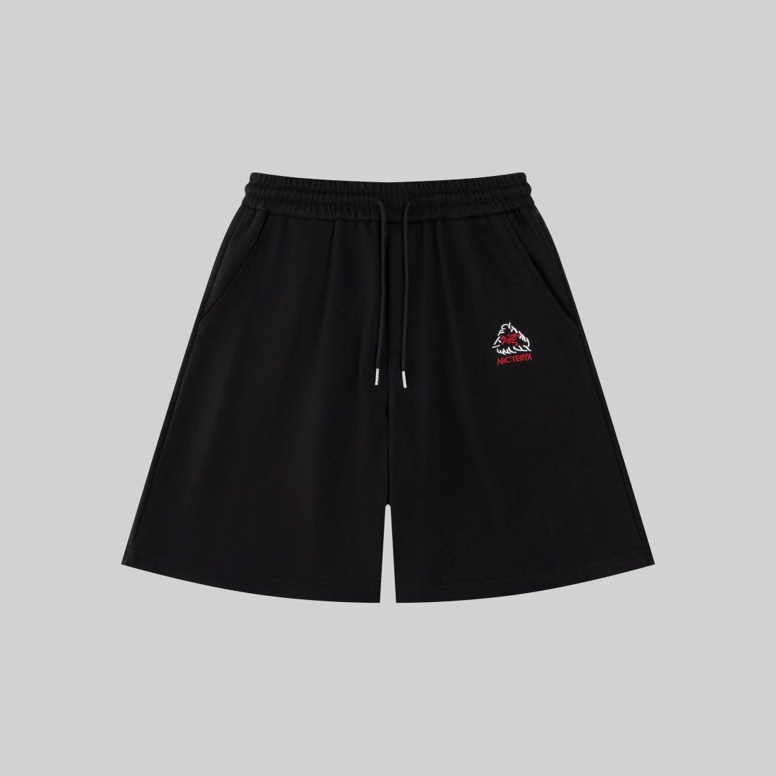Arc'teryx Shorts Front Letter Pattern Embroidery logo Five-point Shorts25ss New Drawstring Casual Summer Pants American Style5Two-in-One Casual Sweatpants for Men and Women, Pure Cotton Joggers