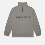 ESSENTIALS Hoodie Top Version Double Line Loose High Street Fashion Brand Men's and Women's Coats Half Zipper Sweater