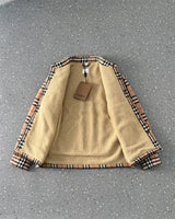Burberry Jackets 24ssvintage Plaid Lamb Wool Cotton Jacket Coat Unisex Winter Warm
