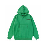 Balenciaga Sweater Embroidery Logo Leather Patch Embroidery Craft Hoodie M Sweater Hoodie Jacket Top Unisex Sports Casual Loose Fit Versatile