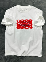 Maison Margiela T-shirt Snake Year Limited Edition Digital Print logo round Neck Short Sleeve25ss New Pure Cotton Unisex Style T T-shirt OS Loose Fit Base Shirt Short Sleeve Top T-Shirt