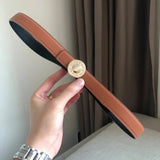 Hermes Belt Top version Women's Thin Belt Double-Sided Imported First Layer Calfskin Double-Sided Letters h Buckle Belt Skirt Shaped Accessory Women's hermes Belt2.5Centimeter Wide