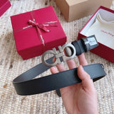 Ferragamo Belt Top version 【Full Package】Belt Width for Men and Women3.5cm with Chip nfc Anti-Counterfeiting Quality Counter Full Set Packaging Italian Double-Sided Cowhide Matching Boutique Brass Buckle Length Can Be Cut by Yourself Counter Belt Fashion