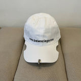 Balenciaga Hat URL letters logo Baseball Cap Sunshade Sun Protection Duckbill Cap Large Head Circumference Slimming Face Curved Brim Versatile Sports Hat for Men and Women Couples Same Style