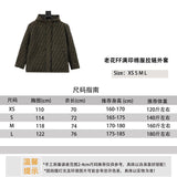 FENDIFENDl Jackets Presbyopic Cotton-Padded Coat Zipper Coat for Men and Women