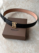 Burberry Belt Top version 【Original Custom】Original New Men's Leather Belt Width3.5cm Double-Sided Imported First Layer Calfskin Full Grain Leather Genuine Goods Quality Original Letter Rotating Buckle Counter Full Set Gift Box Packaging B Home Belt