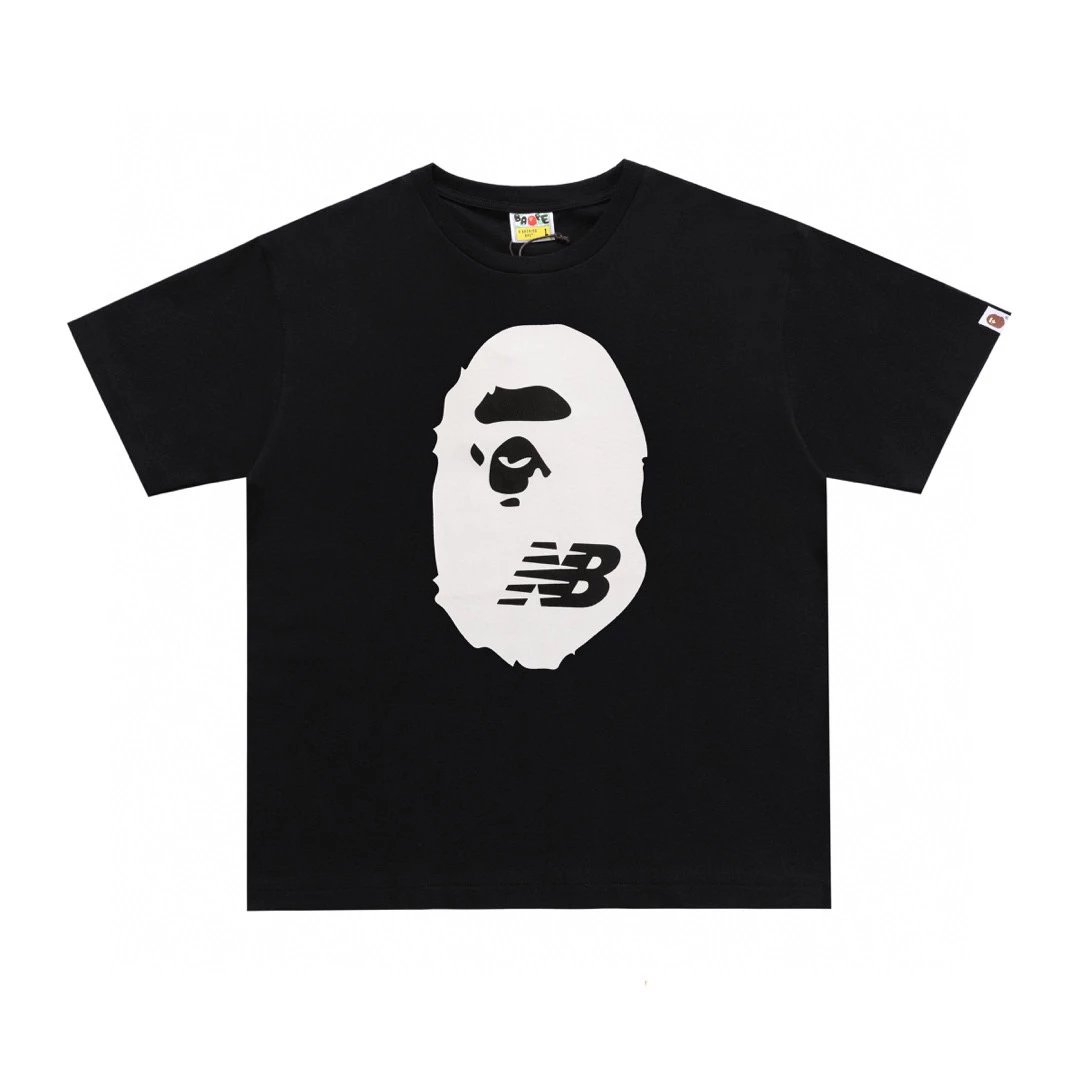 Bape T-shirt Top Version Joint Name Men's Short Sleeve T T-shirt