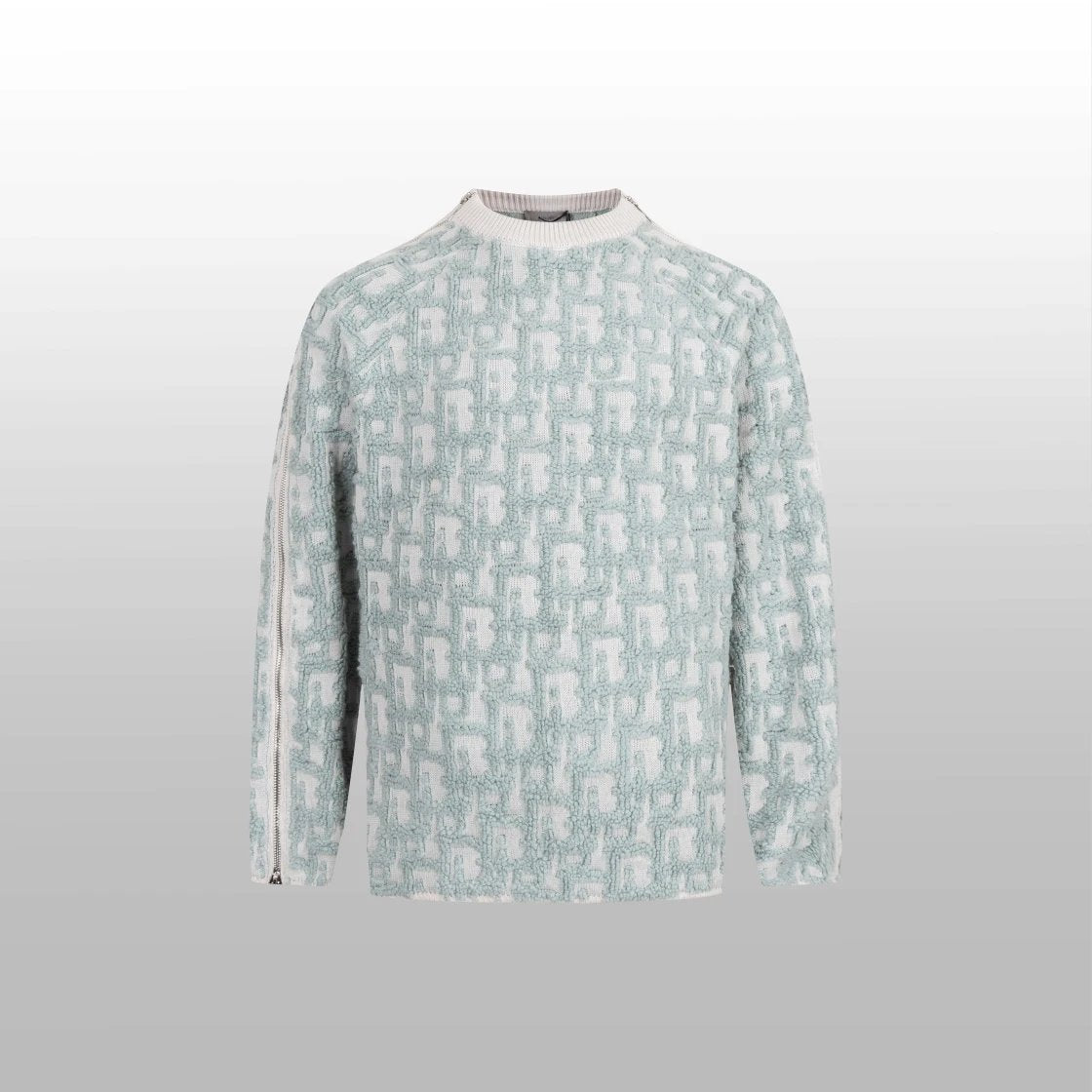 Dior Sweater Jacquard Crew Neck Sweater Pullover Top Coat Unisex Autumn Winter Versatile