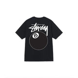 Stussy T-shirt Top Version Fashion Brand Plush Dice Summer Men's and Women's Same Style Short Sleeve T T-shirt