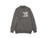 Louis Vuitton LV Sweater Jacquard Wool Knit Sweater Cardigan OS Unisex Long Sleeve Pullover Thickened Lazy Style OS Loose Fit Top Versatile Casual Jacket