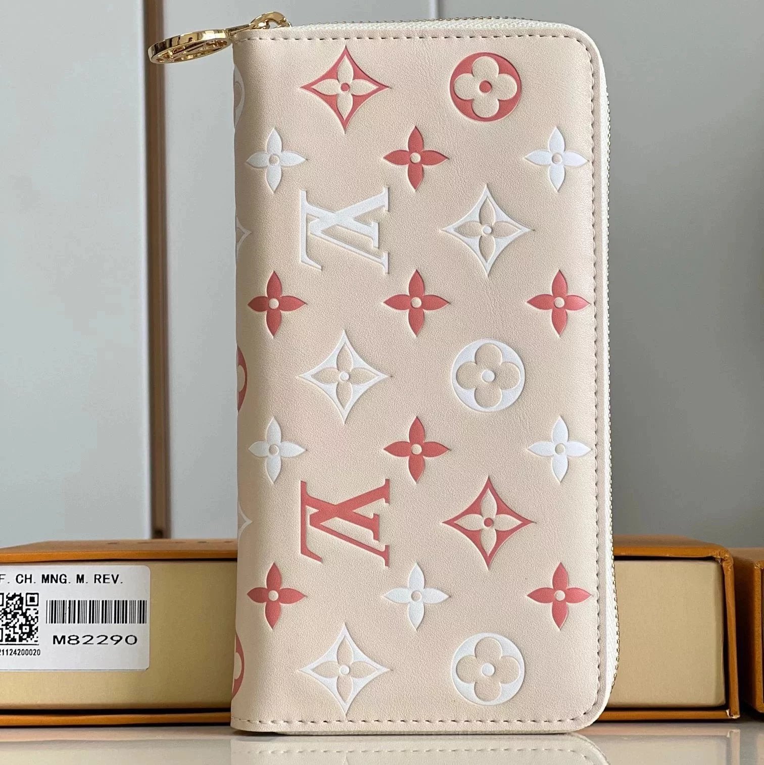 Louis Vuitton LV Wallets/Clutches Top version 【New Premium Version】Original Leather M82291This Style Lou Wallet with Fluffy Lambskin Wallet Clutch Ladies New Wallet Wallet Wallet M82290Long Wallet