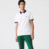 Lacoste T-shirtTop Version Men's Summer Fashion Colorblock Shoulder Short Sleeve Lapel POLO Shirt