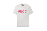 Gucci T-shirt 3D Letter Embroidery on the Chest logo round Neck Short Sleeve25ss New pure cotton T Unisex T-Shirt OS Loose Fit Base Shirt Top Half Sleeve T-Shirt