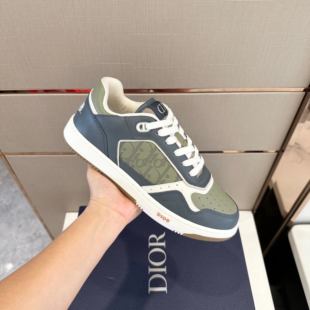 Dior Shoes Men's Shoes2024New Sports Casual Shoes Classic Low-Top Women's Shoes Lace up round Toe Couple Sneakers