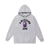 Bape Hoodie 2024Autumn and Winter New Japanese Fashion Brand Pullover plus Size Loose Hoodie Male and Female Couples Wear Teen Fashion Brand Sweater-CY