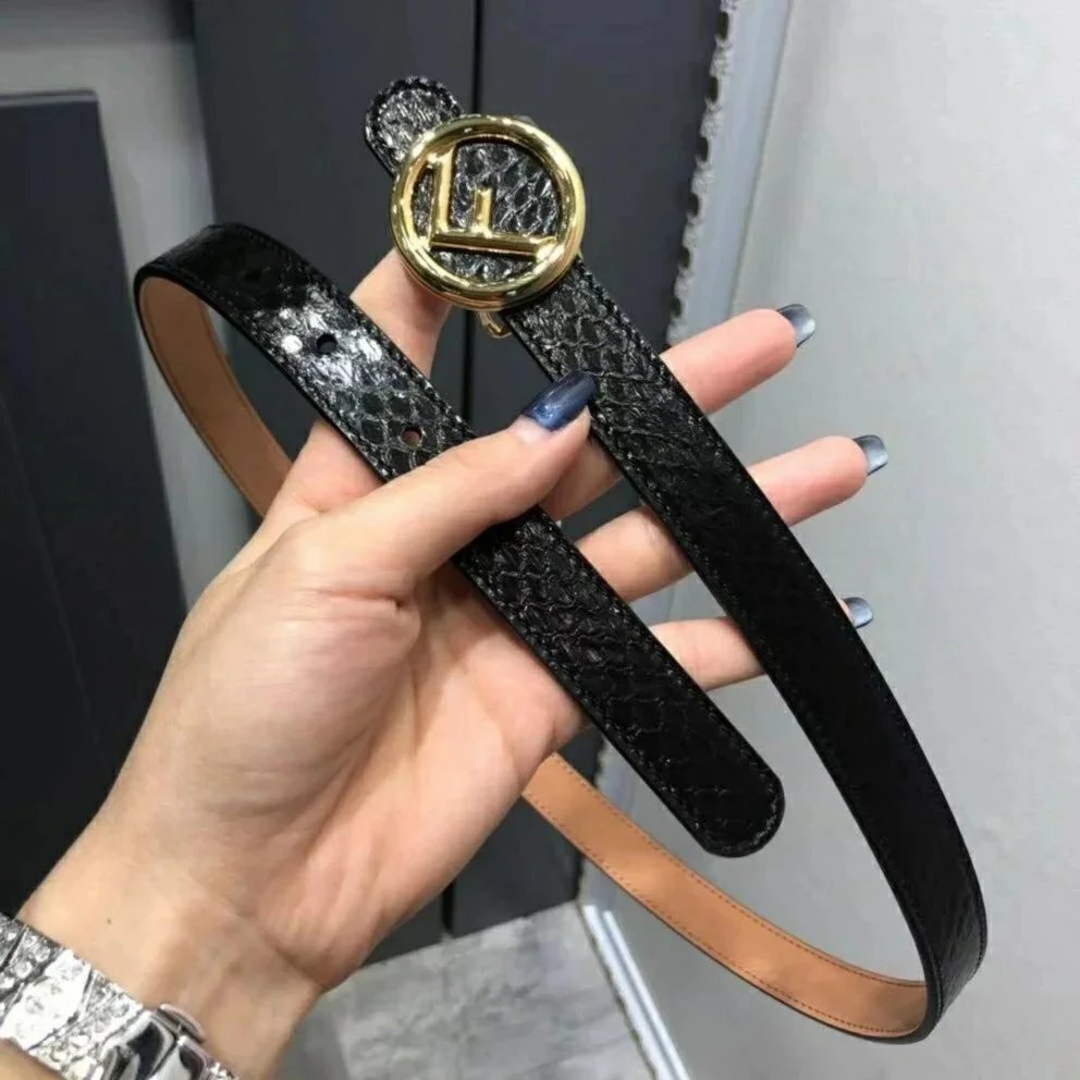 FENDI Belt Top version Women's Leather Belt Little Monster All-Matching Fashion Casual Belt