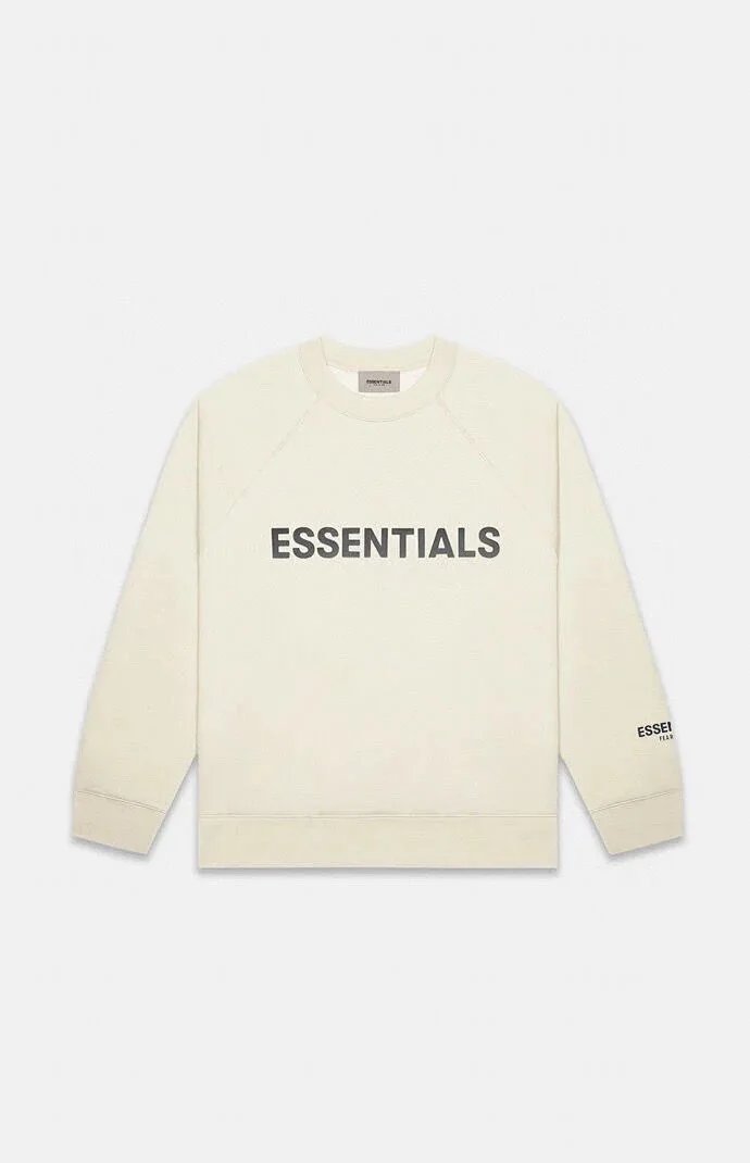 ESSENTIALS Hoodie Top Version20ss New Double-Line Reflective Pullover Sweater for Men and Women Five Colors