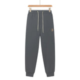 Burberry Sweatpants Plaid Front B Letter Patch Embroidery logo Cuffed Sweatpants25ss Spring Summer New Sports Pants Autumn Unisex Pure Cotton Long Pants Drawstring Loose Plus Size Casual Pants