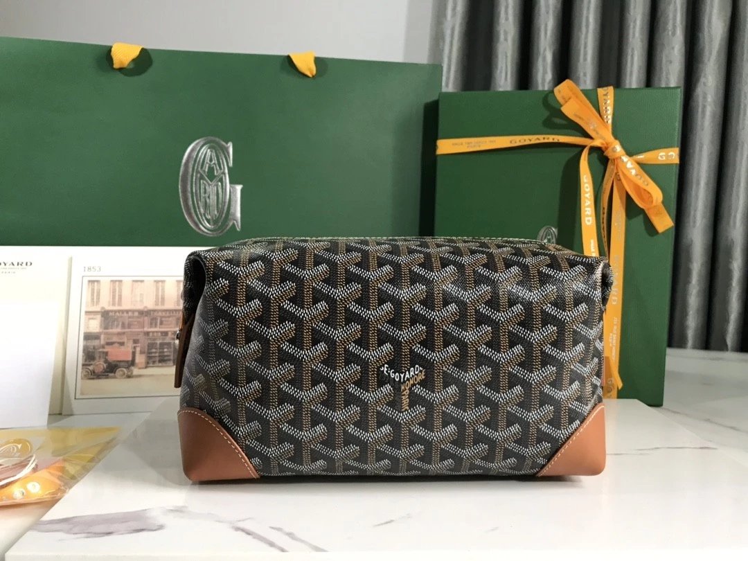 Goyard Bag Top version Premium Package Boeing Cosmetic Bag Storage Bag New Wash Bag Clutch Cosmetic Bag Women's Bag Men's Bag