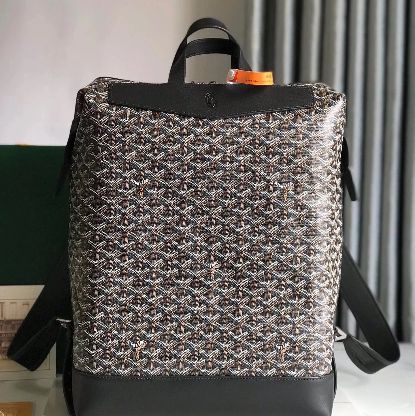 Goyard Bag Top version 【Original Leather】New Product Cisalpin Backpack Is Iconic Alpin Backpack Bag New Men's Backpack Backpack Hiking Backpack Schoolbag Travel Bag Luggage Bag