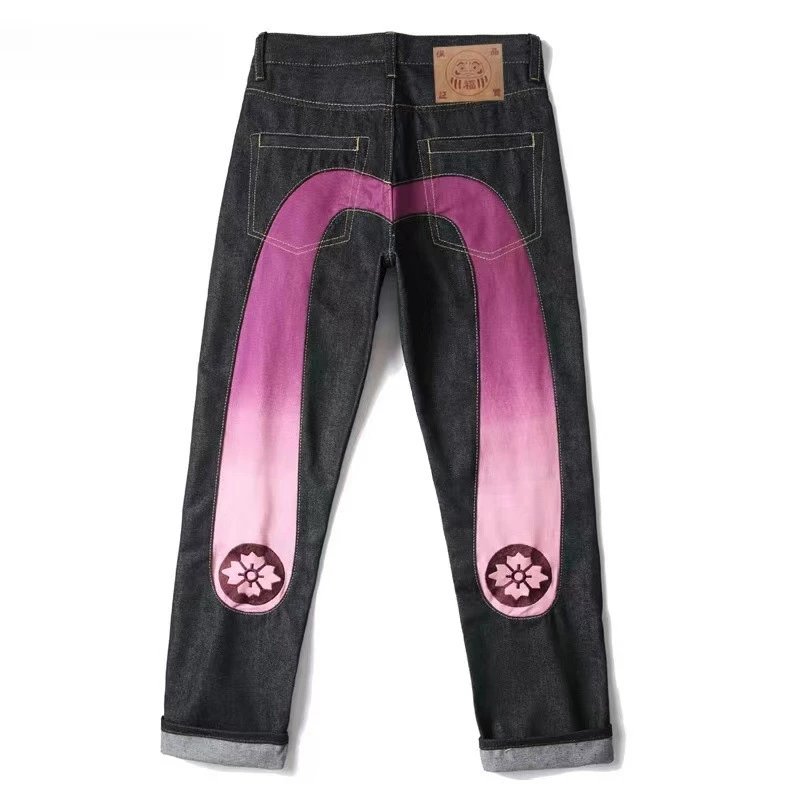 Evisu Jeans Fashion Y2Retro Hip Hop Jeans