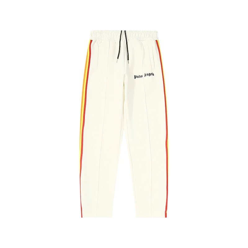 Palm Angels Sweatpants Top Version Side Rainbow Striped Loose Casual Sports Pants Trousers Pants
