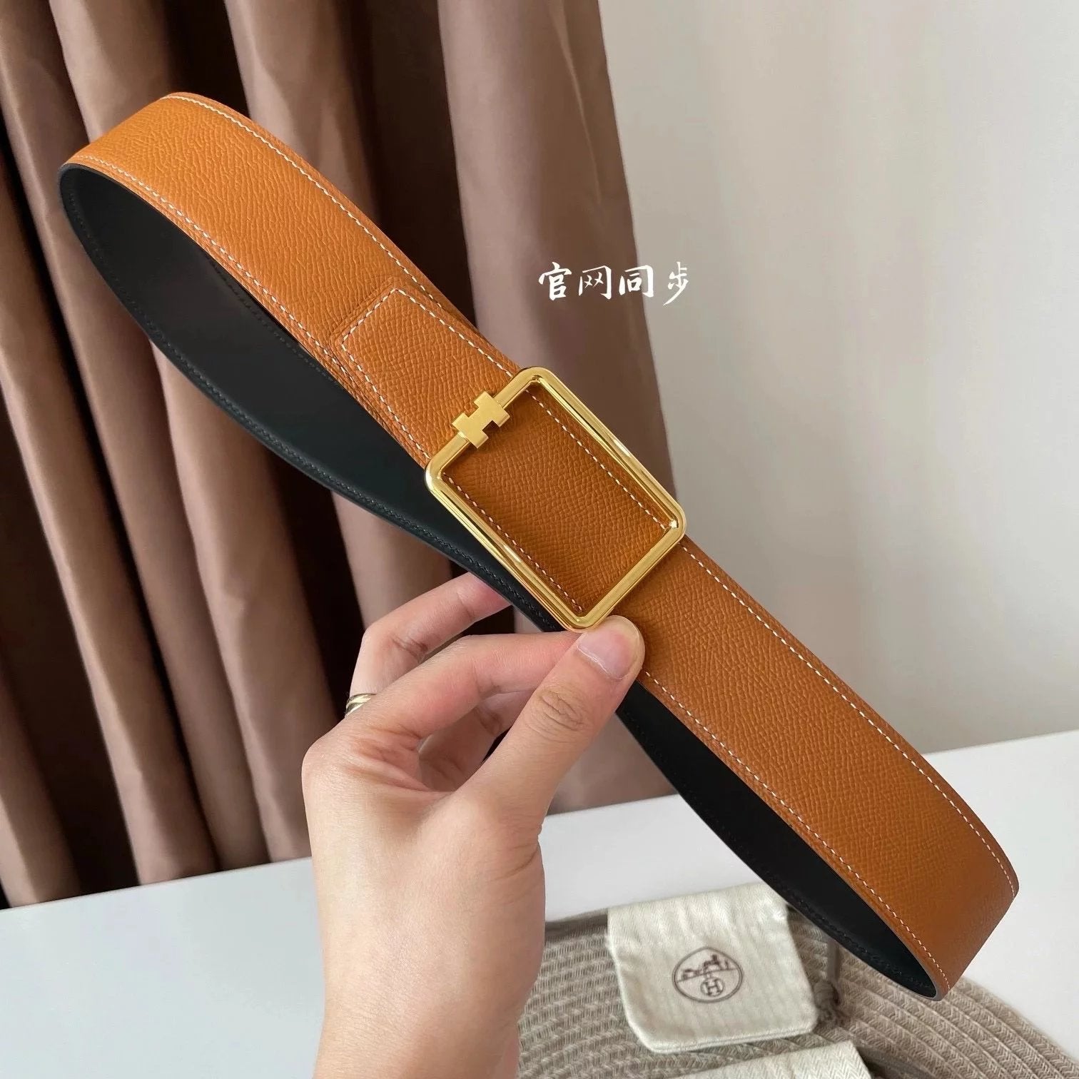 Hermes Belt Top version 【Spot High Quality】New H Buckle Men's Leather Belt Genuine Leather Head Business Man's Belt Imported First Layer Cowhide Leather Pure Steel Buckle