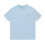 LOEWE T-shirt Classic Chest Embroidery logo round Neck Short Sleeve25ss New Pure Cotton Unisex Style T T-shirt OS Loose Fit Base Shirt Top Half Sleeve T-Shirt