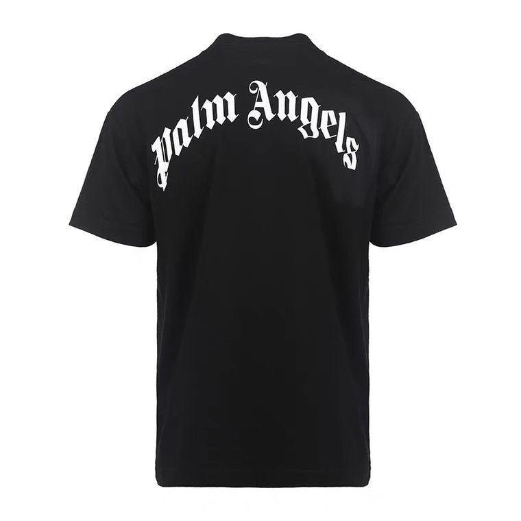 Palm Angels T-shirt Top Version Brown Lan Men's Broken End Crocodile Pattern Loose Casual Trend Short Sleeve T T-shirt Genuine Goods Discount