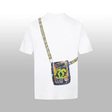 Chanel T-shirt Short Sleeve T T-shirt High Version Spring Summer New Short Sleeves T-shirt Hand-Painted Graffiti Couple